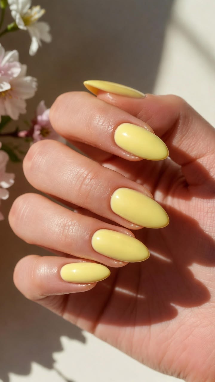 Lemon Drop – Sarı Press-On Nail Set