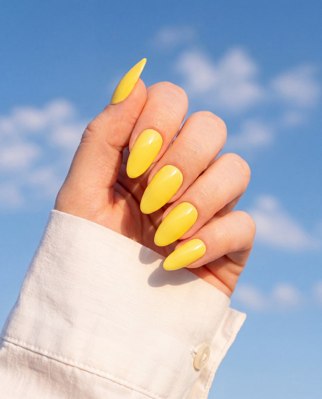 Lemon Drop – Sarı Press-On Nail Set