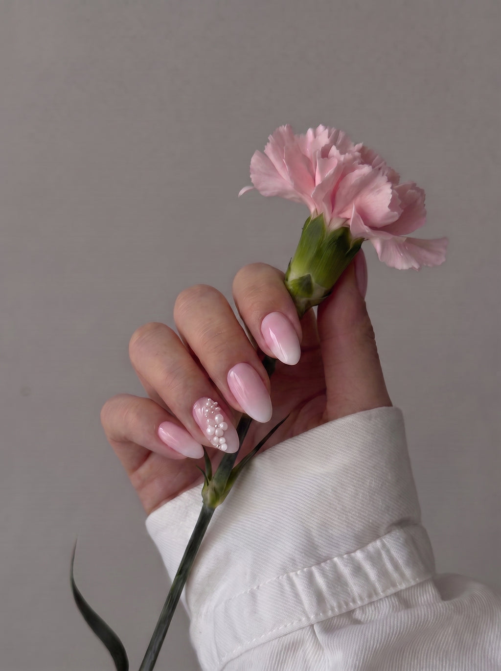 Pearl Ombré press-on nail paketi - Rashel by MG