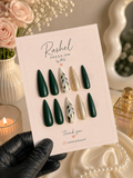 Badem Zümrüt Botanik Press-On Nail Set