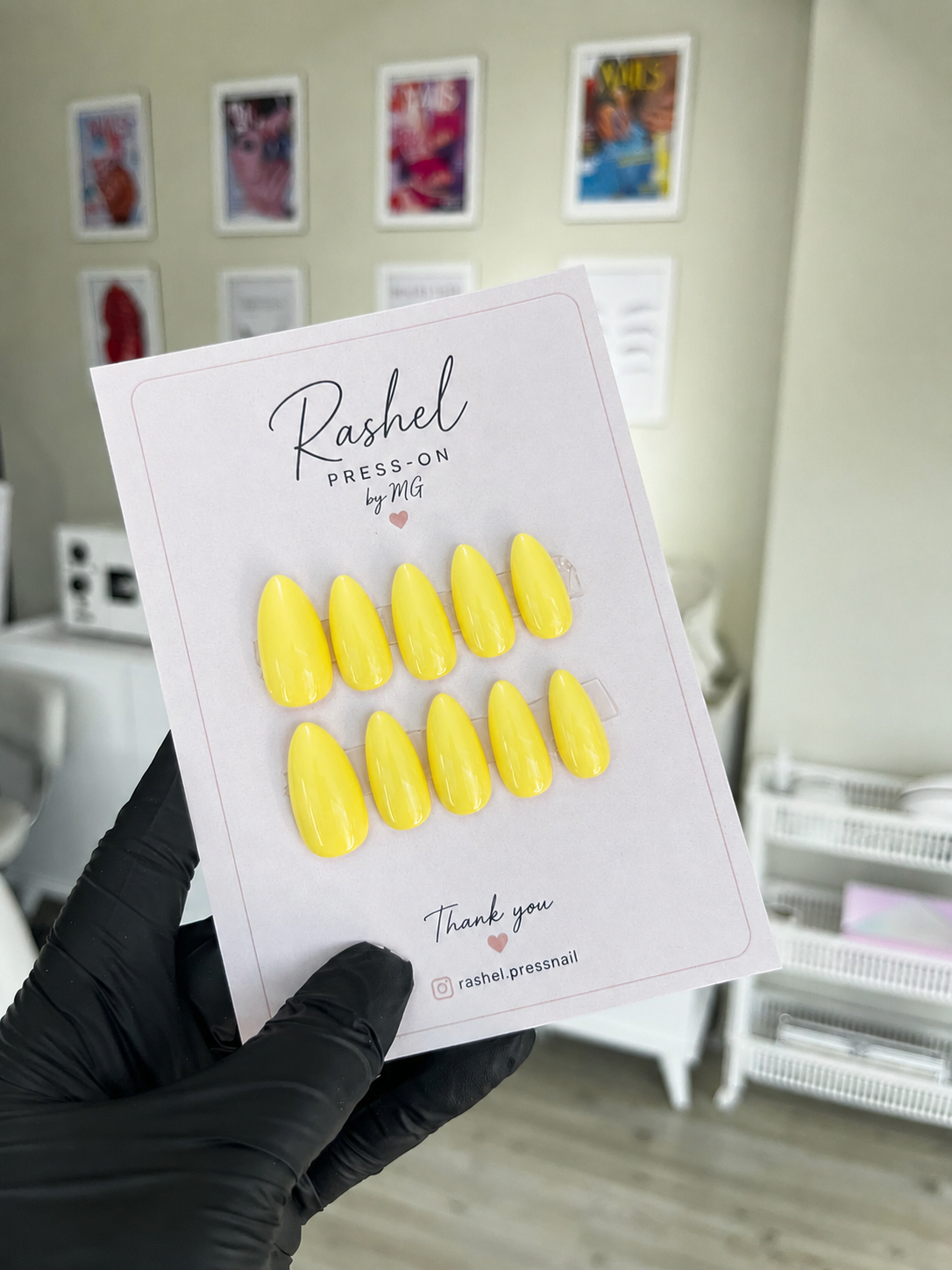 Lemon Drop – Sarı Press-On Nail Set