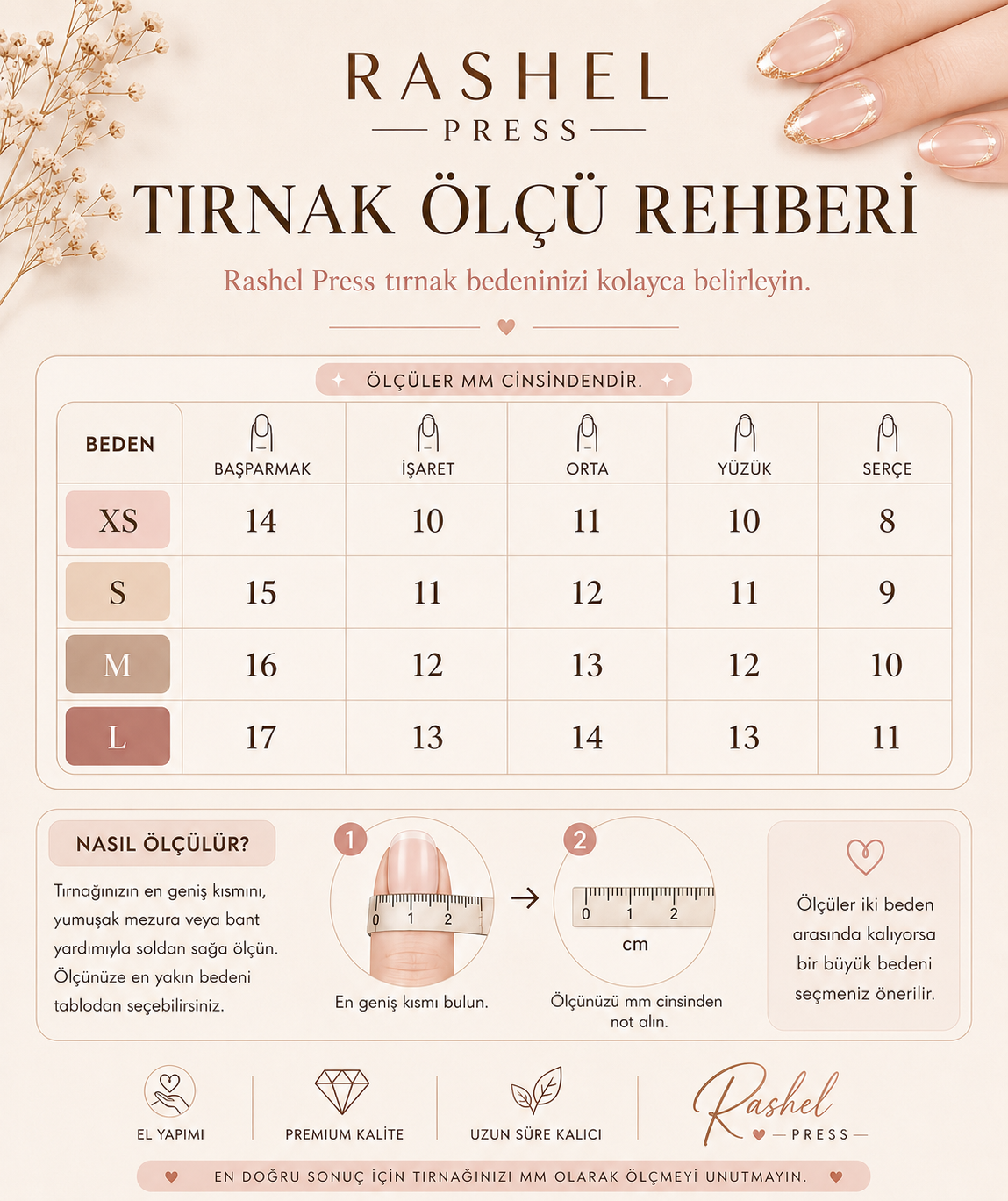 Kedi Gözü Press-On Nail Set