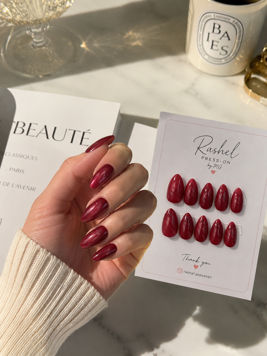 Kedi Gözü Press-On Nail Set