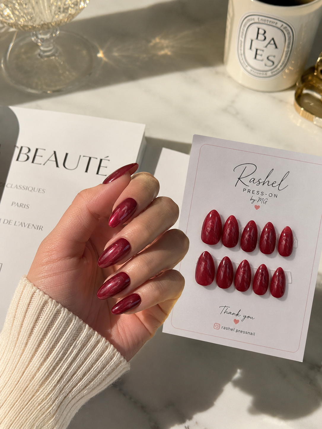 Kedi Gözü Press-On Nail Set