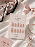 Zarif Puantiyeli French Press-On Nail Set