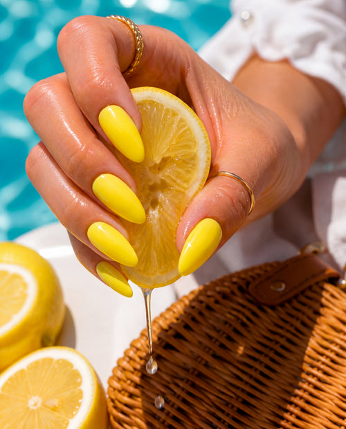Lemon Drop – Sarı Press-On Nail Set